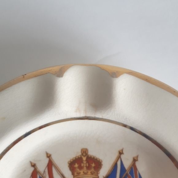 1939 King George VI and Queen Elizabeth ashtray - Picture 5 of 10